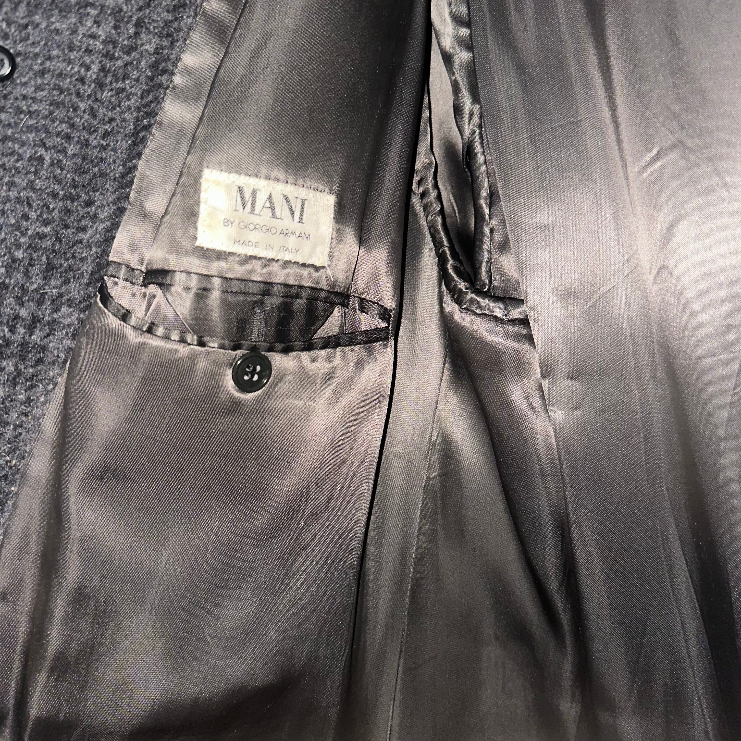 Vintage Georgio Armani Wool Dress Coat