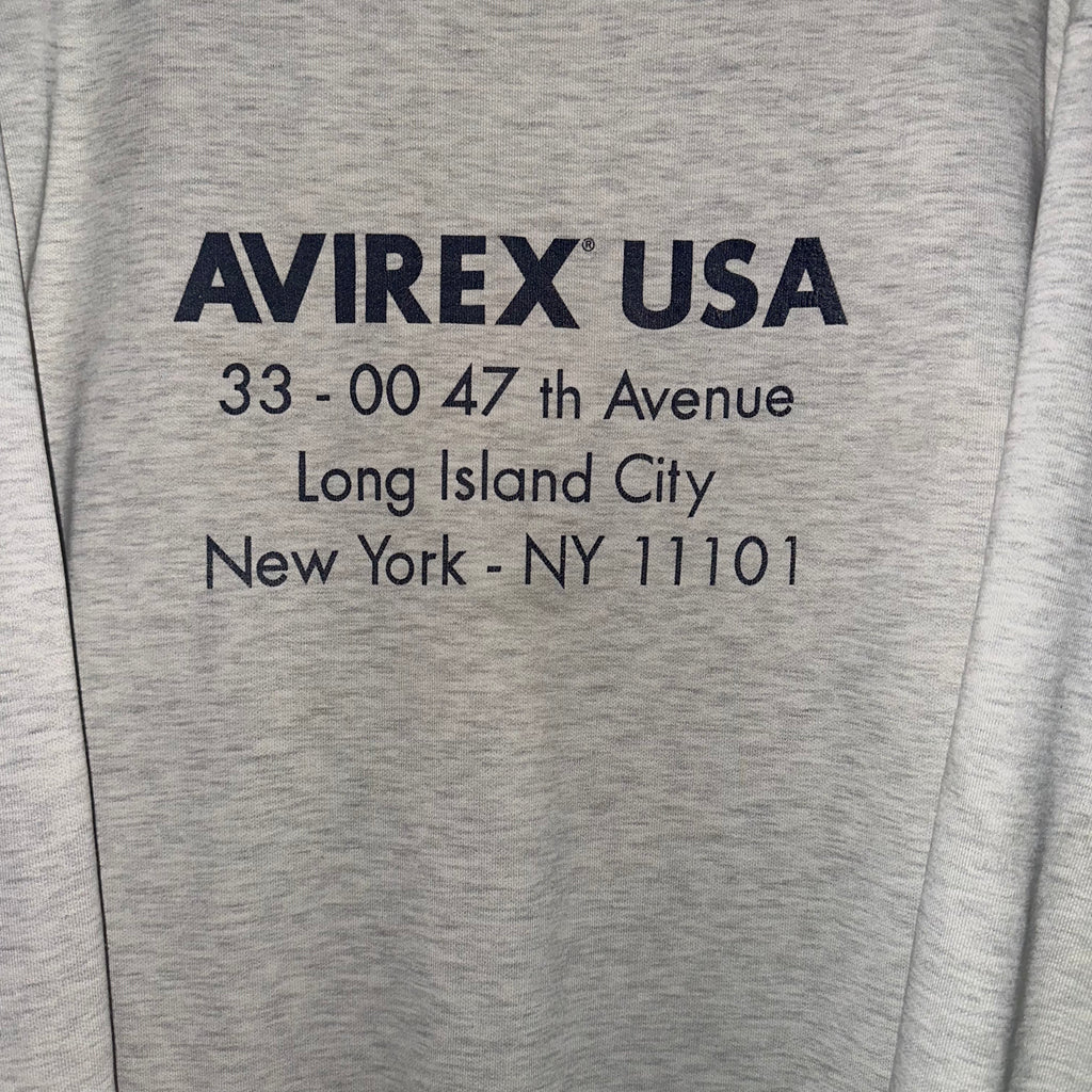 Vintage Avirex Big Logo Grey Sweatshirt