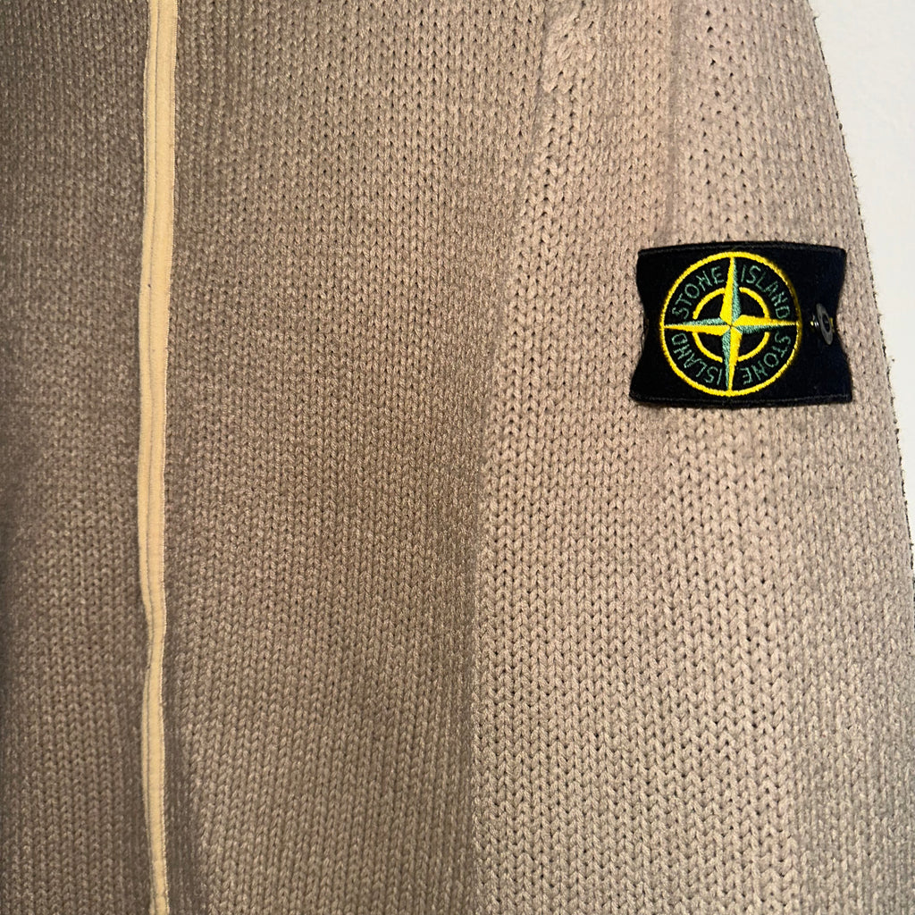 Vintage Stone Island Full Zip Heavyweight Knit Sweater