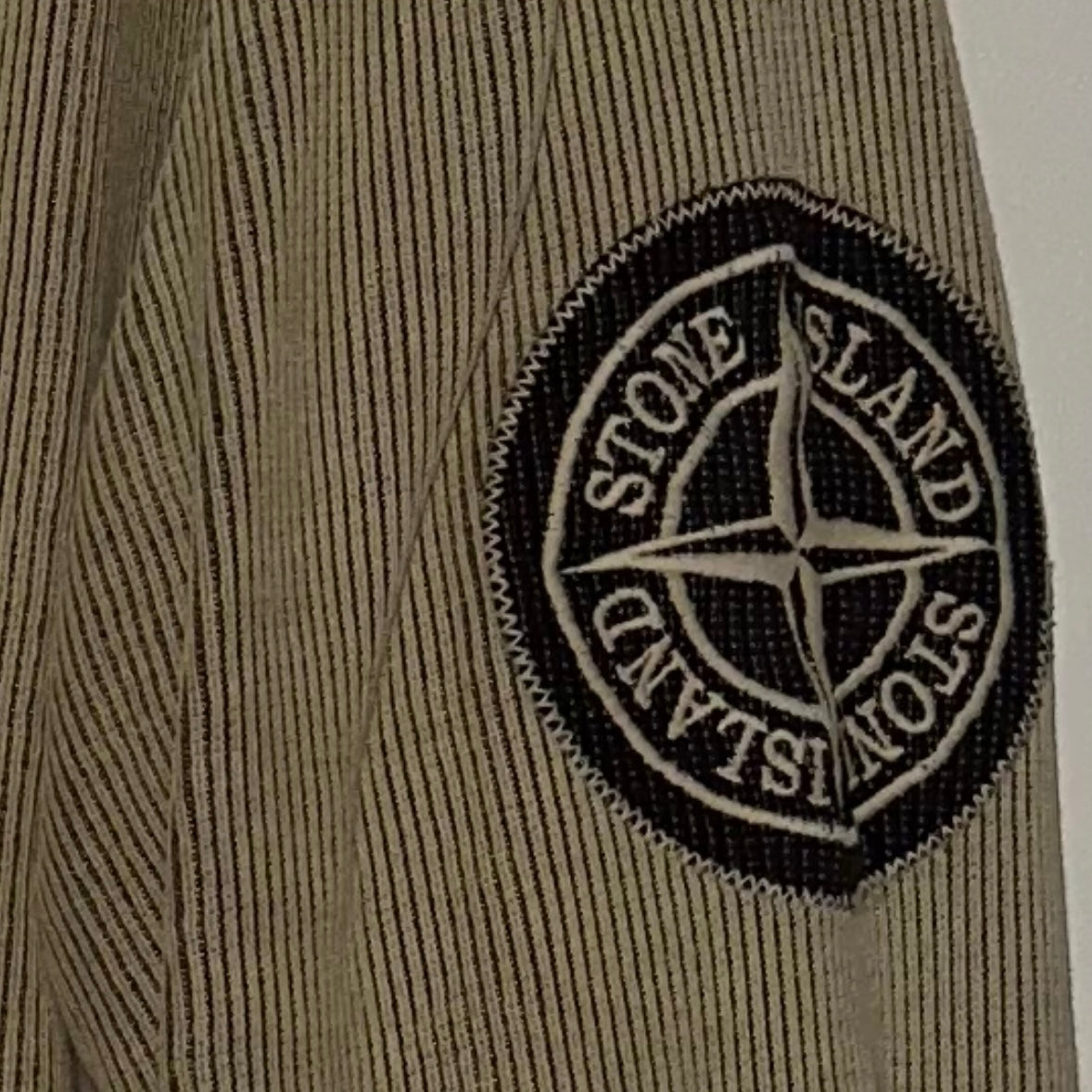 Stone Island Crew Neck Embroidered Logo S/S 2004